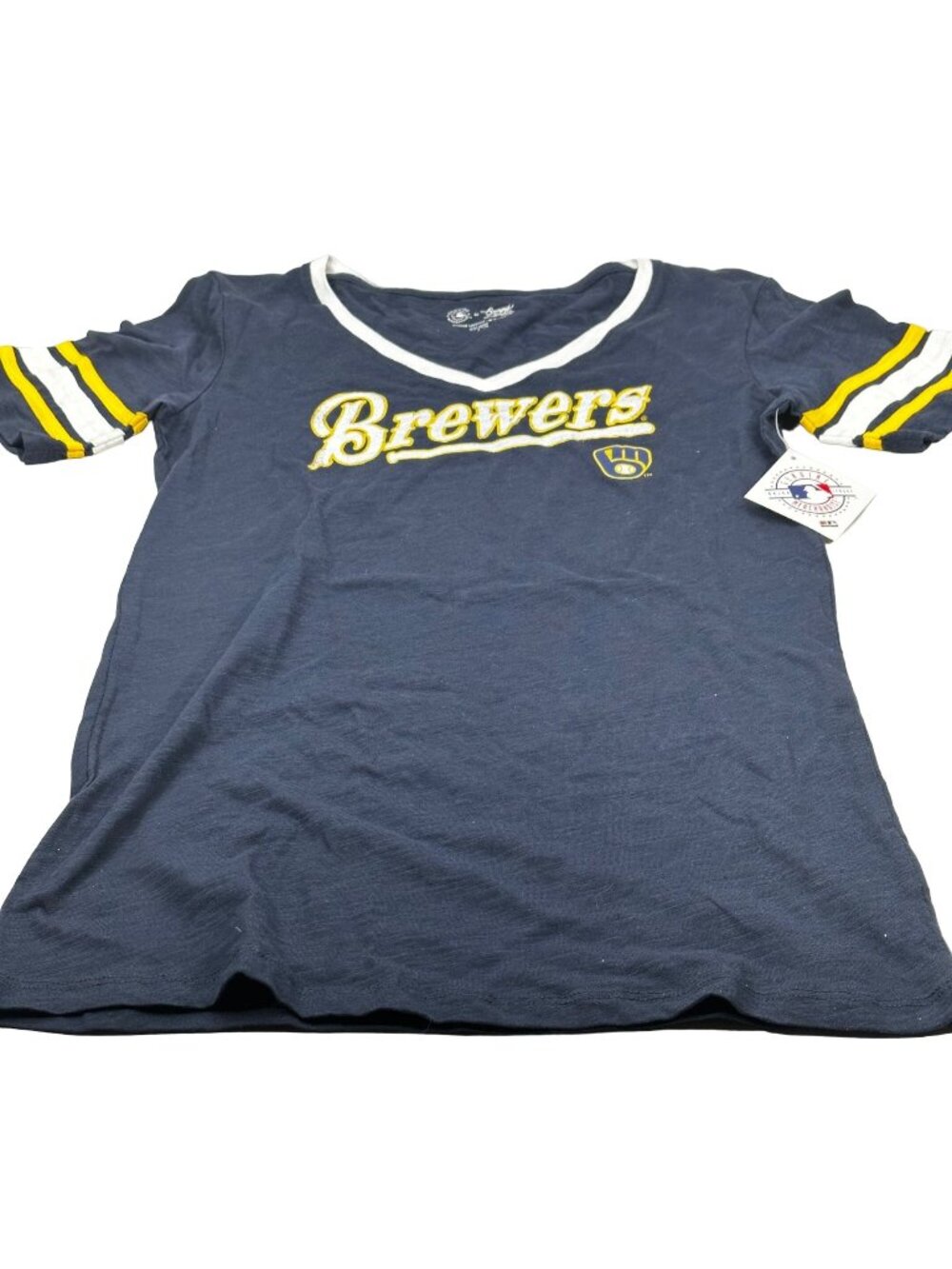 Campus Lifestyle Women's Size Small Milwaukee Brewers Tee Shirt New With Tags